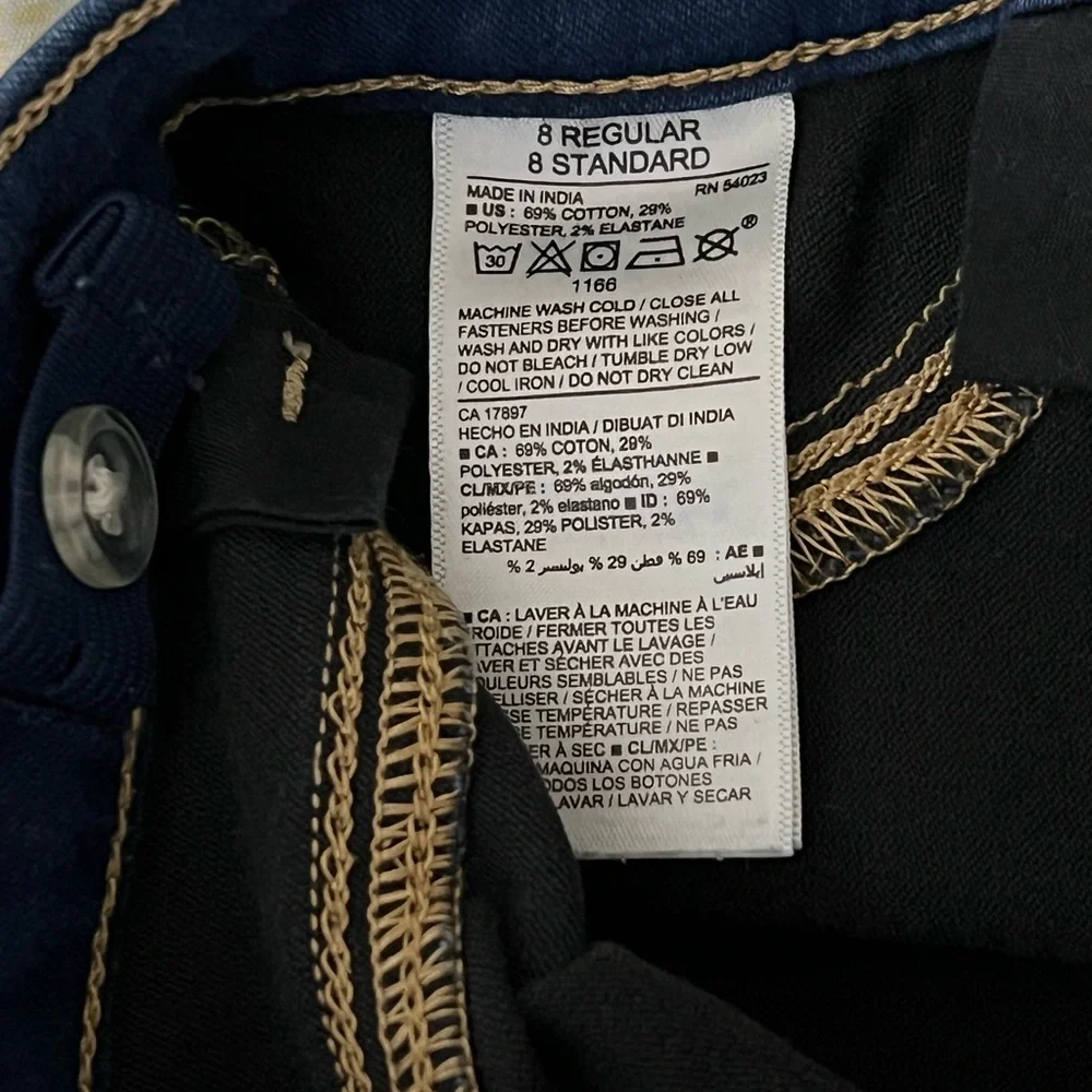 Old Navy | Jeggings denim stretch jean shorts girl’s size 8